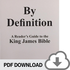 DOWNLOADABLE PDF VERSION: By Definition