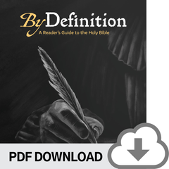 DOWNLOADABLE PDF VERSION: By Definition