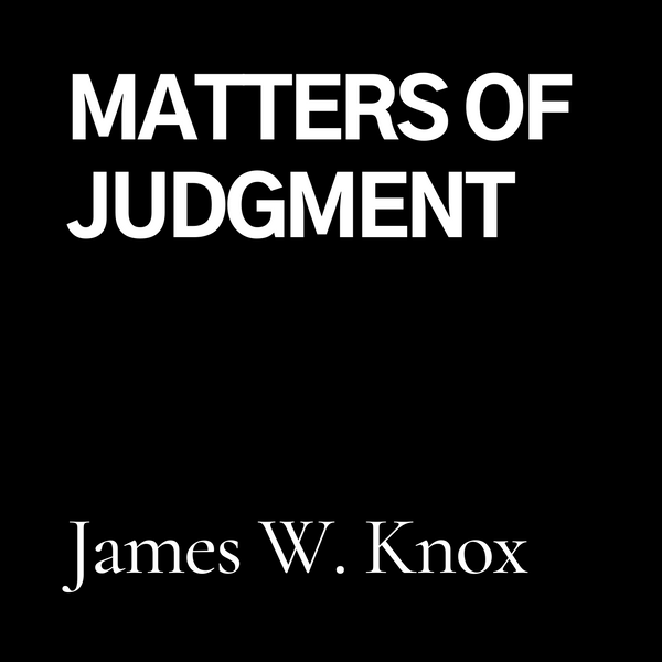 Matters of Judgment (CD)