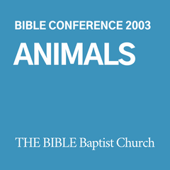 2003 Bible Conference: Animals (CD)